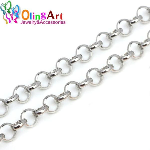 

olingart 4мм / 6мм 2м / серия «о» ожерелье изготовление ювелирных изделий слово «о» ссылка ожерелья цепи diy цепи ожерелья nice wmtqip lotte