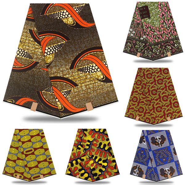 

guaranteed veritable 100% cotton african wax prints african ankara wax real nigeria wax for dress women dress rt874 t200529, Black;white