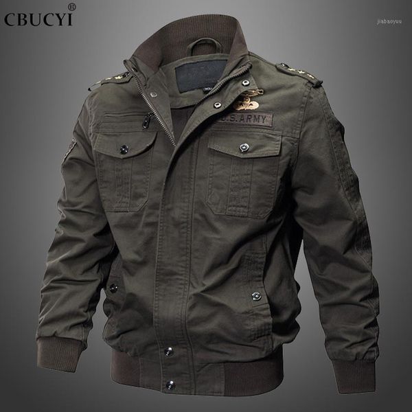 

cbucyi2020 new men's uniform cotton jacket coat loose thin long sleeve large size men's jacket coat, increase size men 6xl1, Black;brown