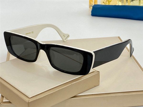 

new fashion design sunglasses 0516s small frame trendy design popular in autumn, uv400 protective glasses, White;black
