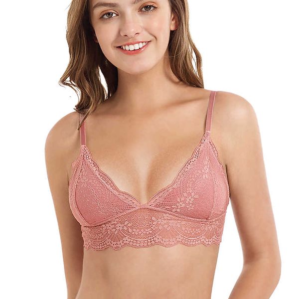 

ladies lace bralette halter lingerie underwear intimate bra 3/4 cups crop unlined soft bras translucent, Red;black