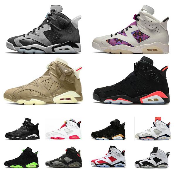 

wholesale 6 6s men women basketball shoes tinker reflective infrared hare black infrared dmp oreo quai 54 unc sport sneakers