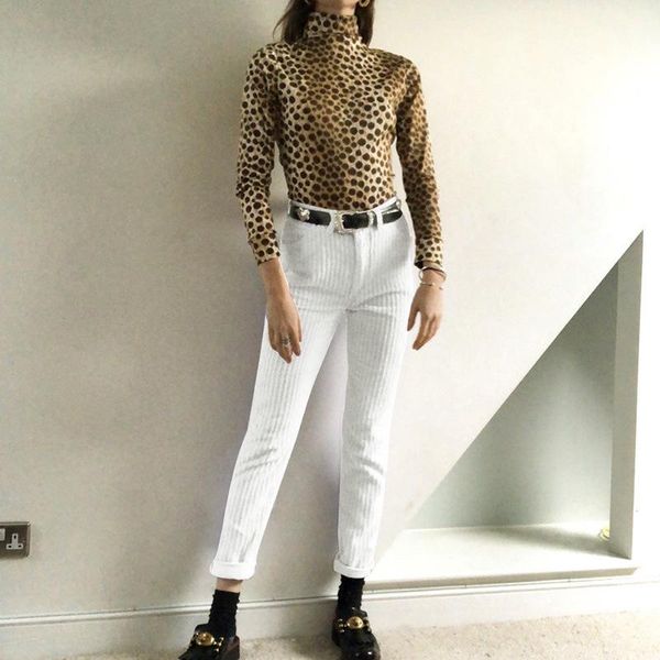 

women's pants & capris zoulv 2021 high street casual bell in winter fashion thickened hip big thin corduroy trousers female ins, Black;white