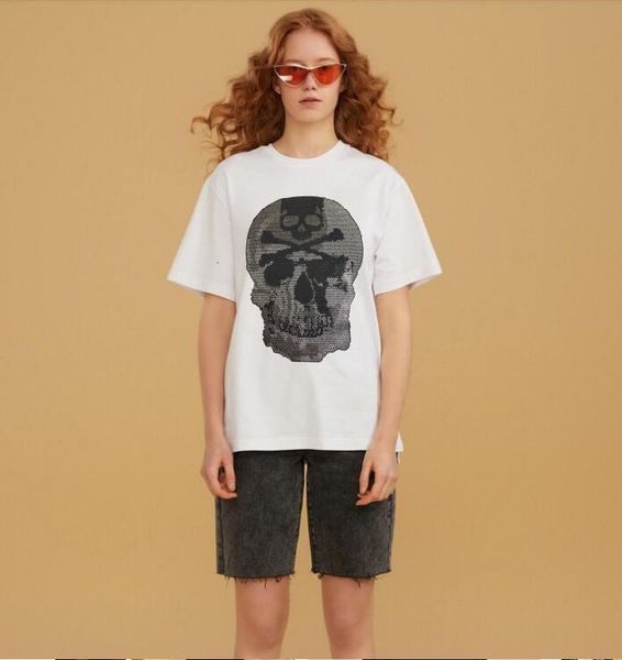 

new large t-shirts for women summer t-shirt shape of female casual shirt clothes bhxg, White
