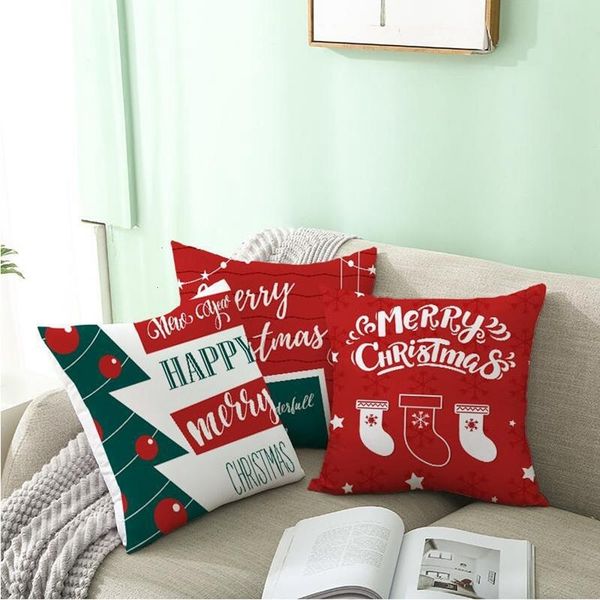 

halloween 45*45cm festival christmas thanksgiving pillowcase cover peach skin fabric cartoon print horror pillow cases ljjp290 jbz2