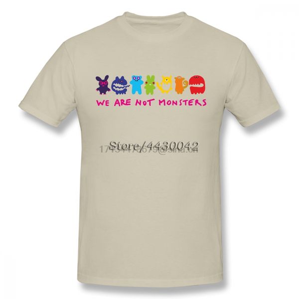 

gay pride rainbow we are not monsters t-shirt for men plus size cotton team tee shirt 4xl 5xl 6xl camiseta sport hooded sweatshirt hoodie