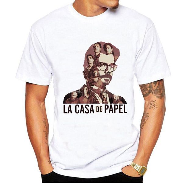 

men short sleeve house of paper male funny design la casa de papel money heist tees tv series hooded sweatshirt hoodie men t shirt