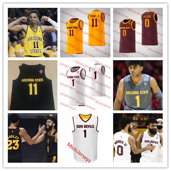 

custom arizona state sun devils basketball jersey eddie house james harden jeff pendergraph jon giling ike diogu michael batiste джерси, Black