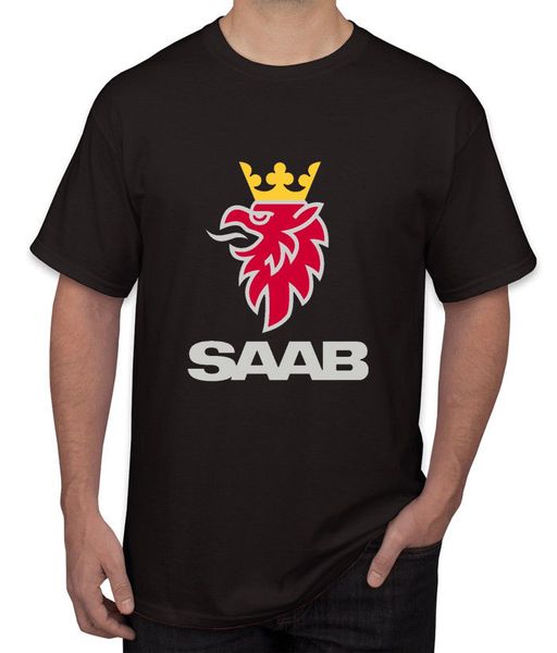 

спортивная 2019 новых моды новых шведского автомобиля saab вентиляторы логотип продукты мужской одежда футболка тис мужские высокое качество