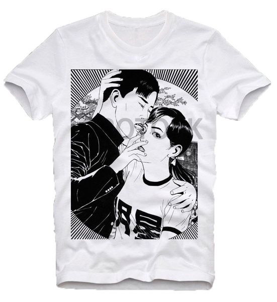 

suehiro maruo eyeball lick horror anime ga junji ito uzumaki japanese new fashion printing o neck sport hooded sweatshirt hoodie men t shirt