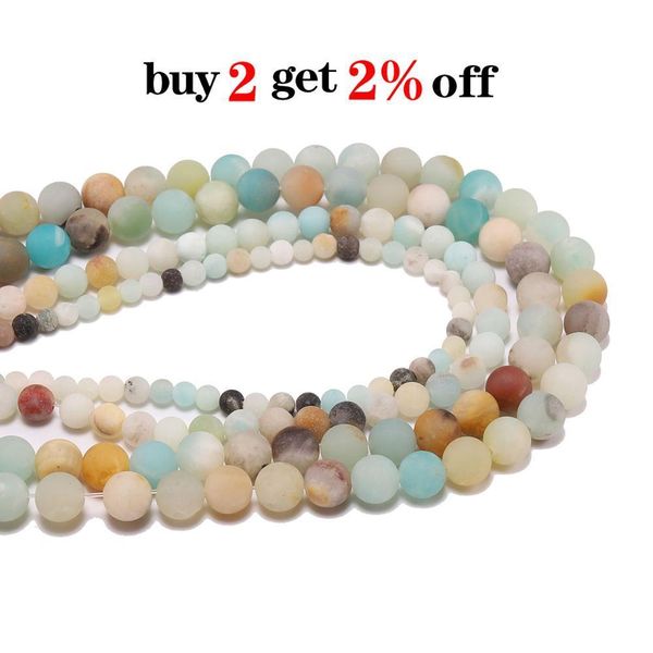 

4 6 8 10 12 mm matte round natural stone beads spacer bead for jewelry making diy necklaces bracelets bulk h bbyadi