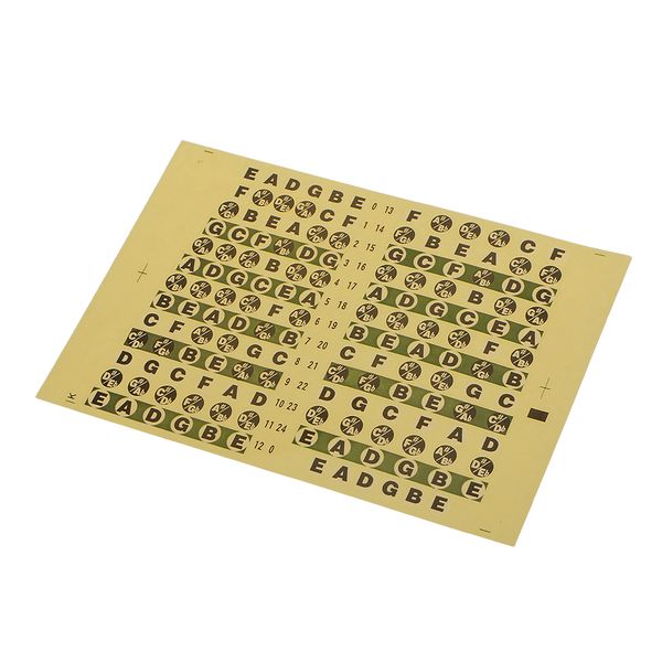 

грифе гитары примечание наклейка накладка шкала маркер студенты обучение aid