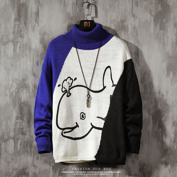 

2021 new fashion classic o-neck sweater men's oversize pull plus oversized -5xl long sleeves pullover for autumn spring winter 6kd2, White;black