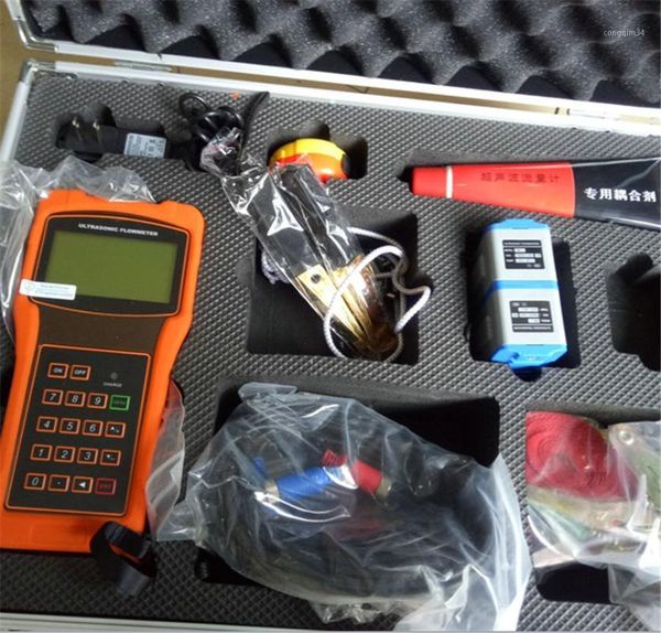 

tuf-2000h digital ultrasonic flowmeter flow meter with standard transducer tm-1 measuring range dn50-700mm1