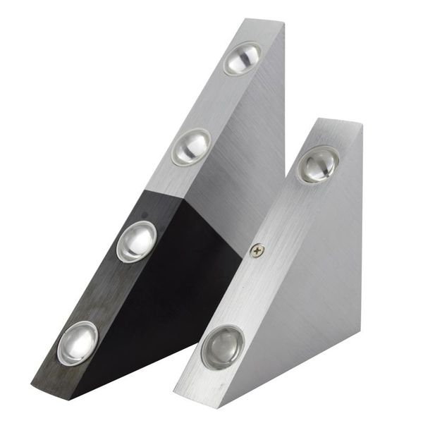 

wall lamp 3w/4w/5w/8w aluminum triangle led ac90-265v high power modern home lighting indoor outdoor party ball disco light