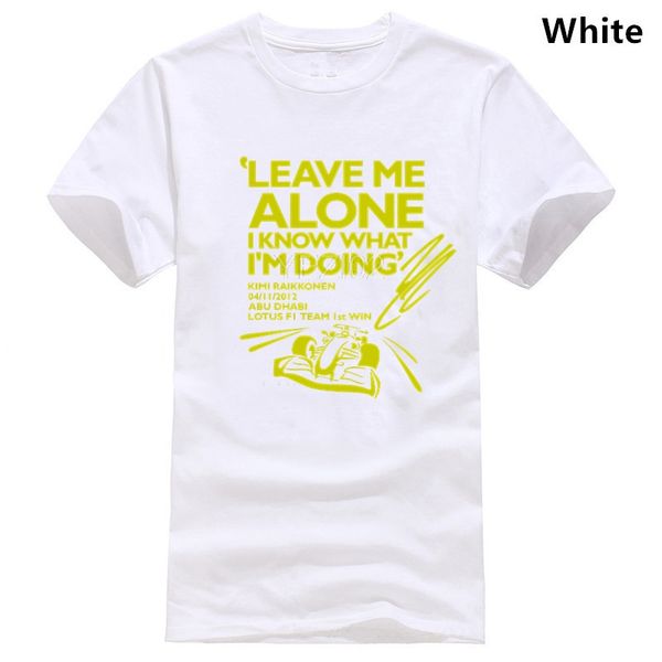 

kimi raikkonen 'leave me alone i know what i'm doing' t-shirt lotus f1 gp sport hooded sweatshirt hoodie