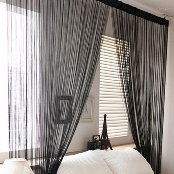 

curtain & drapes 13 colors door windows panel curtainf for living room 2m x 1m divider yarn string strip tassel drape decor1