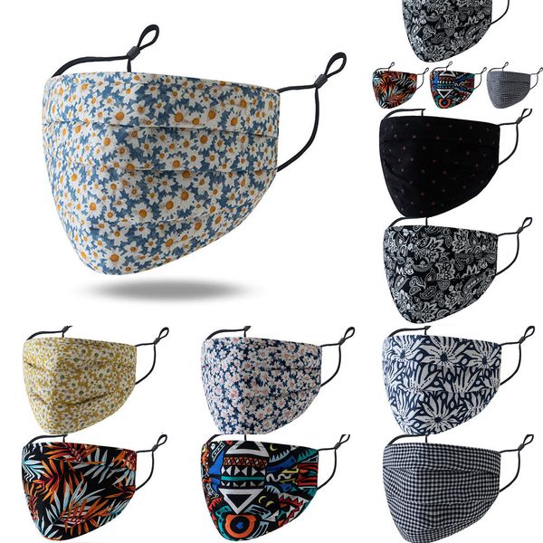 

export black fashion mask fashionable designer face splicing masks three-dimensional reusa gn6u