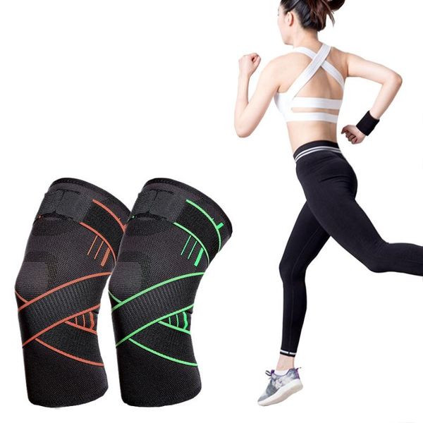 

elbow & knee pads 1pc professional support protector sports pad breathable bandage brace for basketball tennis cycling fitness gear, Black;gray