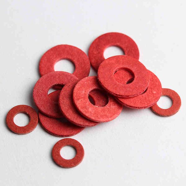 

red washer insulation steel paper meson insulating flat spacer gasket ring m2 m2.5 m3 m4 m5 m6 m8, Silver