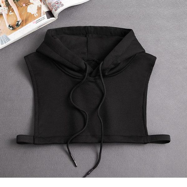 

hooded white fake collar women detachable collar shirt necktie false collar female fake kragen sahte yaka kraagje n qyldwj, Blue;red