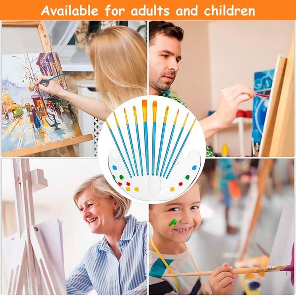 

acrylic paint set transparent acrylic palette and palette pen paints by numbers accessories for kids and painting tool wmtenm