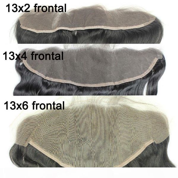 

brazilian human hair ear to ear full lace frontal closure middle 3 part kinky curly human hair 13x2 bleached knots for sale, Black;brown