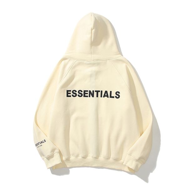 

winter tide brand men's tide brand new double line reflective hoodie fashion printing loose men and women c0127, Black