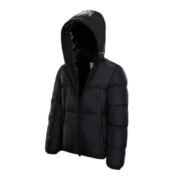 

classic winter jacket bothside letters men windproof warm solid down coat jackets coats streetwear homme fashion outdoor outwear size s-xxl, Black