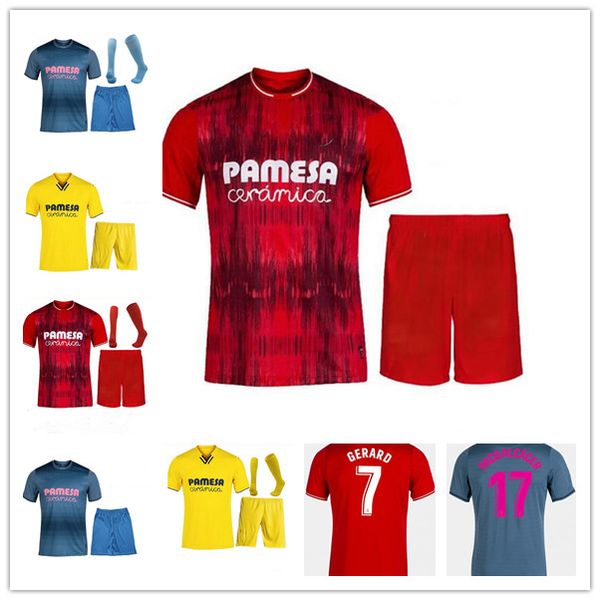 

2021 2022 villarreal cf soccer jersey pau gerard paco alcacer chukwueze camiseta dia a.pedraza yeremi foyth parejo jerseys men kids kits foo, Black;yellow