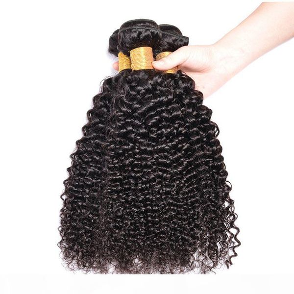 

ms 8a mink mongolian 3 pieces straight body loose deep kinky curly unprocessed brazilian peruvian indian human hair weave bundles, Black