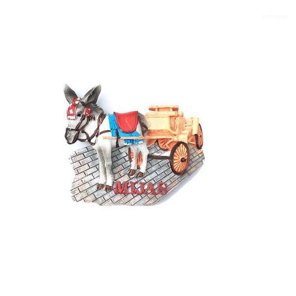 

commemorative refrigerator stickers mijas carriage creative three-dimensional resin belt magnetic jewelry gift stickers1