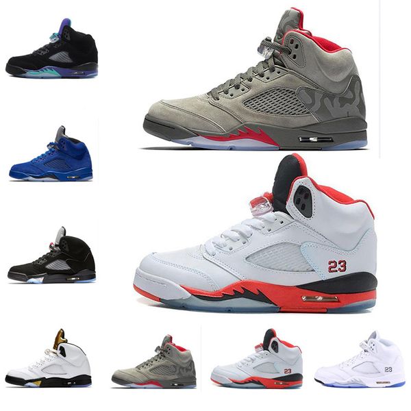 

new shoes 5s men shoes olympic metallic gold metallic silver og black metallic white cement men sports shoes sneaker us 7-13