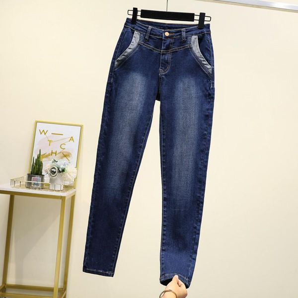 

vintage high waist jeans woman 2020 blue mom boyfriend jeans for women denim pants female trousers streetwear1