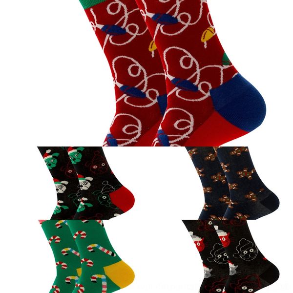 

x0m4o бисквитные и зимой средней конфеты новых лоси женщин санта фонарь средней трубки носков снеговик claus осень бисквит tide носки qha36, Black