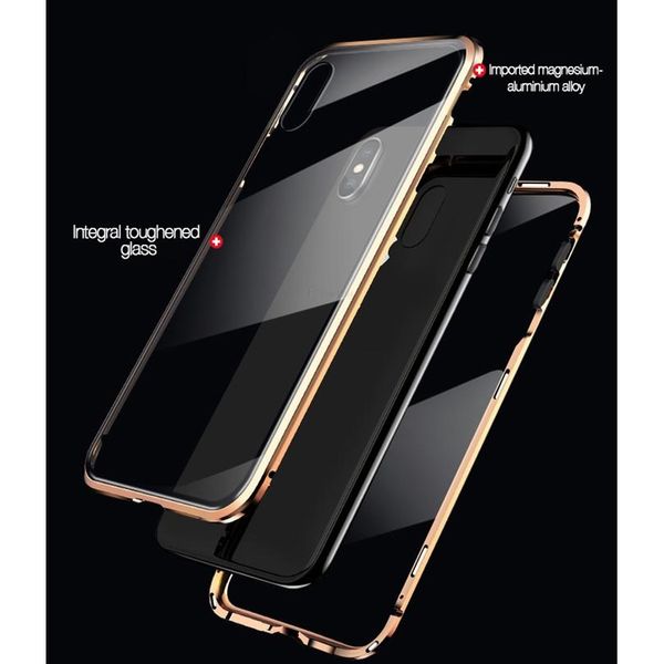 

anti privacy 360 degree magnetic adsorption glass case for iphone 12 11 xr x xs 7 8 plus 6 6s wmtzuw