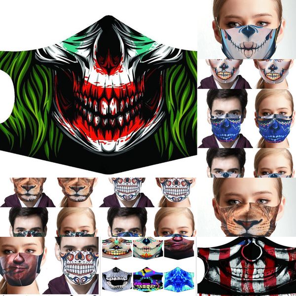 

factory cotton halloween dustproof mask anime cartoon lucky tooth women men muffle face mouth creative party ma pl5k5