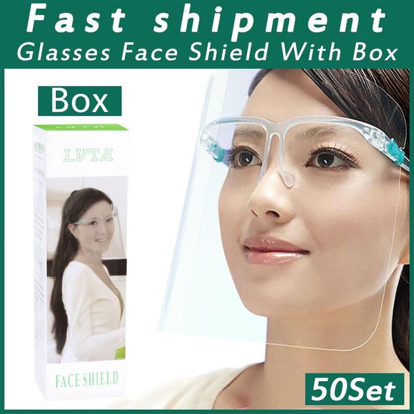 

50 комплект мужского очки кадра face shield с коробкой туман кухня маски влагонепроницаемых очки безопасности защитного guard sqcpyv pp2006