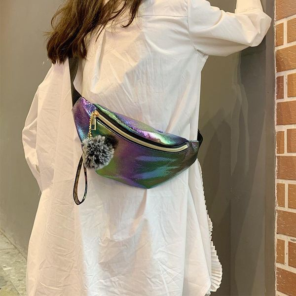 

women chest bag waist packs for female pu leather fanny packs new fashion banana ladies belt bum bags waist