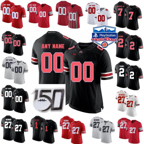 

ncaa ohio state buckeyes jerseys 9 johnny utah 32 jack tatum 36 chris spielman 80 cj saunders college football jerseys custom stitched, Black