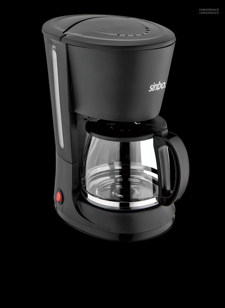 

coffee roasters sinbo machine filter 800w 750 ml scm-2953 black color glass1