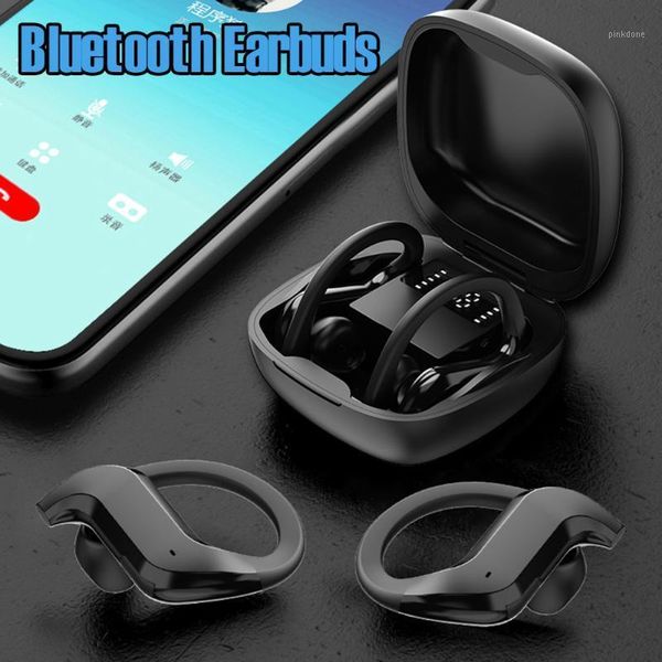 

bluetooth earbuds v5.0 wireless earphone with mic 4-5h music time ipx7 waterproof sports earphone1