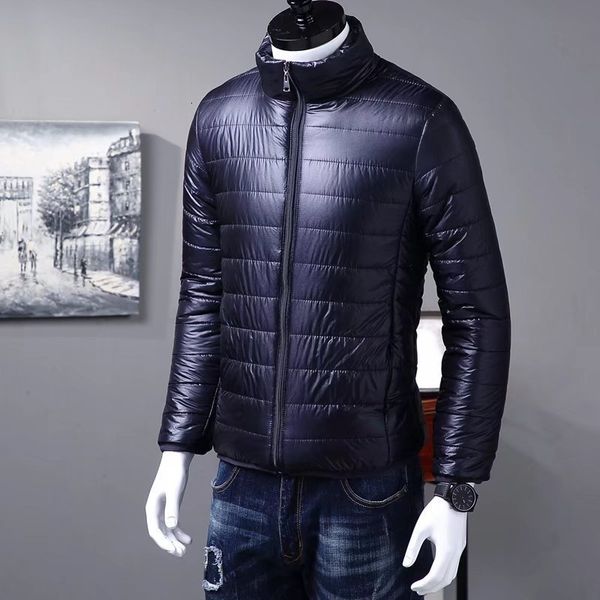 

off season super lightweight cotton clothes men's large autumn winter short jaet for middle-aged and old people, Black