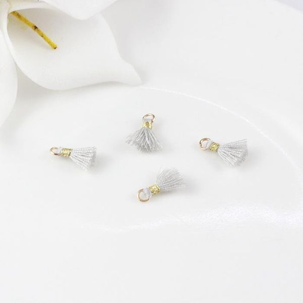 

10pcs 1cm mini cotton thread tassel diy pendant for jewelry making diy bracelet key cellphone pendant finding craft tassels h jllkcc