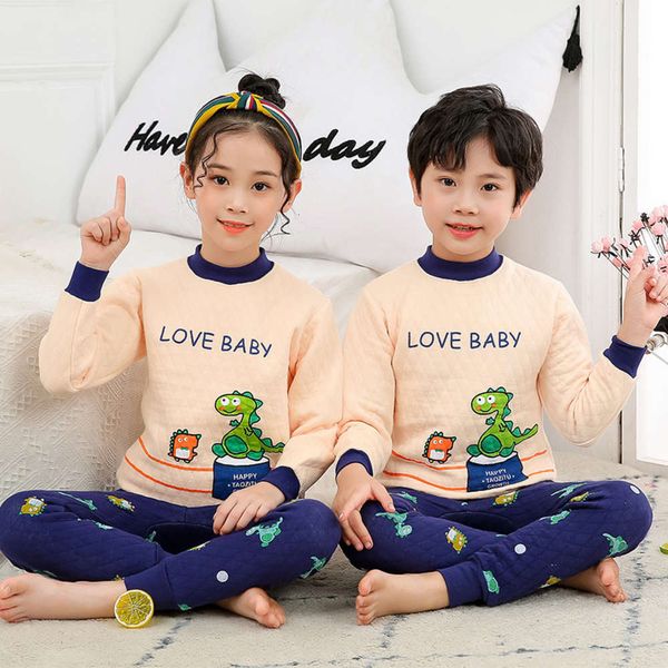 

in new winter children's thickened pajamas 2020 kbzr, Blue;red