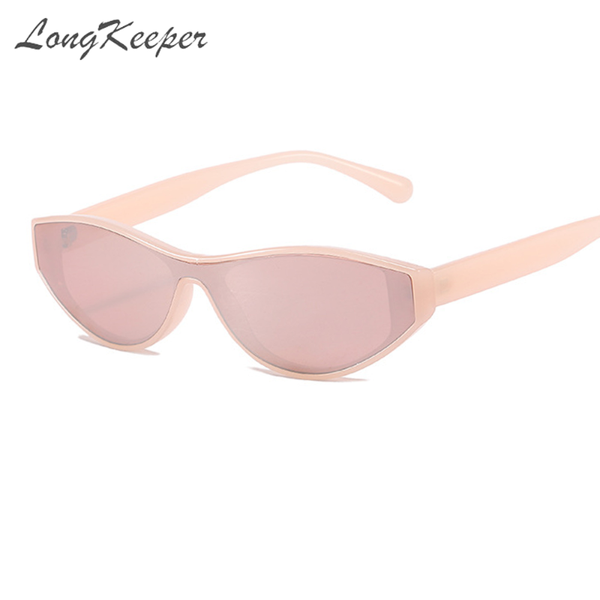 

sunglasses longkeeper vintage small cat eye women female fashion jelly pink sun glasses ladies uv400 eyewear oculos feminino, White;black