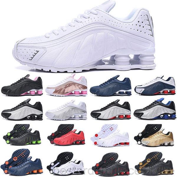 

2019 designer casual shoes for men r4 nz deliver black metallic gold black silver triple black white sport sneakers trainers size eur gbb8