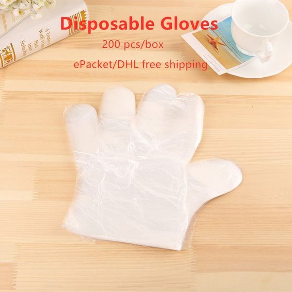 

dhl disposable gloves one-off plastic glove clear disposable food gloves for industrial restaurant cleaning gloves