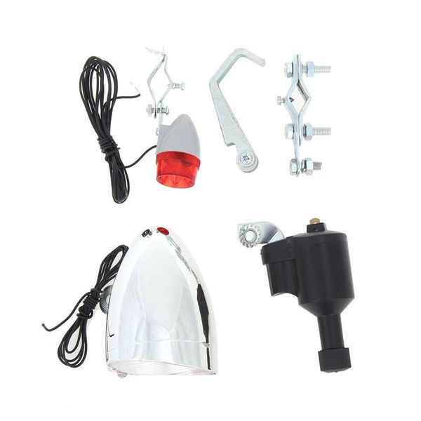 

q201 sx04 supply bicycle grinding lights siamesedynamo, battery lights before and after the set from the power supply
