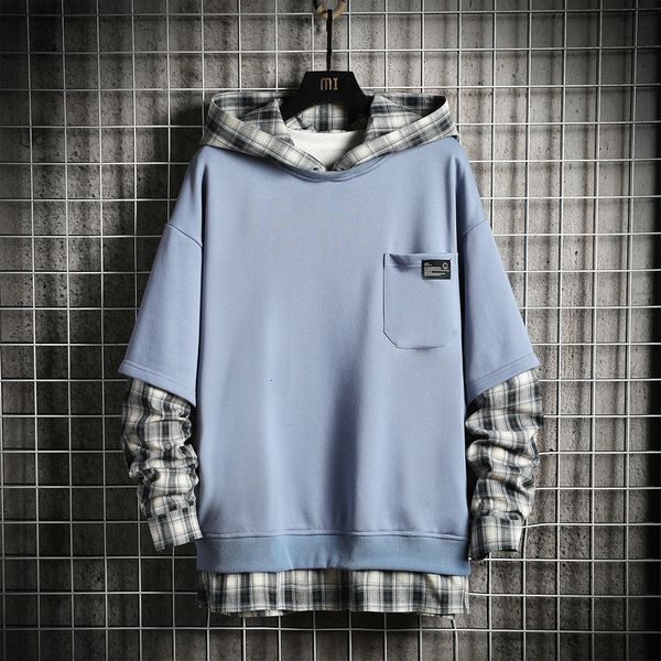 

spring autumn 2021 skateboard casual new men's hip hop hoodies sweatshirts streetwear one piece brand white fashion clothe 3kur, Black